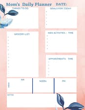 Mom's Daily Planner