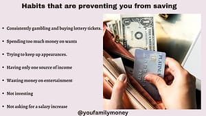 Habits which are keeping you from becoming wealthy – You, Your Family ...