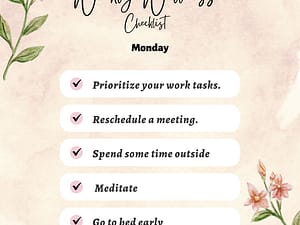 Daily Wellness Checklist