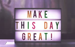 make this day great quote board
