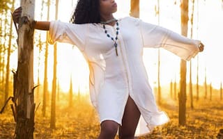 photo of a woman posing