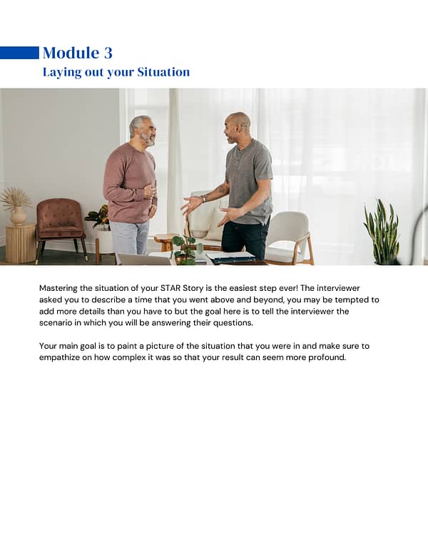 Mastering your Interview's Behavioral Questions workbook-(digital download) - Image 3